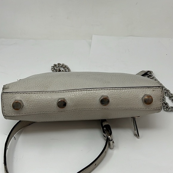 Rebecca Minkoff Fivezip Five Zip Gray Pebbled Leather Crossbody - Picture 10 of 13